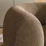 Дизайнерское полукруглое мягкое кресло CINNAMON Armchair варинант исполнения - 5 | Loft Concept в Москве