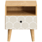 Прикроватная тумба с изображением на ящике Elise Nightstand варинант исполнения - 6 | Loft Concept в Москве