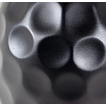 Столик журнальный с круглой деревянной столешницей на черном фактурном основании Bourgeon варинант исполнения - 6 | Loft Concept в Москве