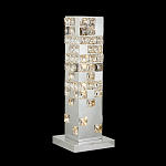 Настольная лампа прямоугольная с мозаичным хрустальным оформлением Sparks of Crystal варинант исполнения - 2 | Loft Concept в Москве