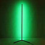 Торшер черного цвета на угловом основании Arteriors варинант исполнения - 6 | Loft Concept в Москве