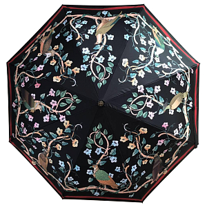 Зонт раскладной GUCCI дизайн 020 Черный цвет
