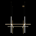 Люстра с 6-ю цилиндрическими плафонами на тонких тросах Trumpet tube варинант исполнения - 7 | Loft Concept в Москве