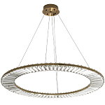 Кольцевая люстра с хрустальным декором Maude Crystal Chandelier варинант исполнения - 4 | Loft Concept в Москве