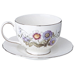 Чайный сервиз из фарфора с рисунком цветов на 6 персон 14 предметов Garden Whisper Porcelain Set  варинант исполнения - 3 | Loft Concept в Москве