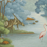 Обои ручная роспись African Savannah Eden варинант исполнения - 1 | Loft Concept в Москве