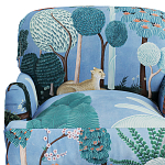 Дизайнерское классической формы на колесиках Trumann Armchair варинант исполнения - 4 | Loft Concept в Москве