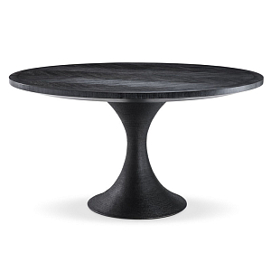 Обеденный стол Eichholtz DINING TABLE MELCHIOR ROUND black