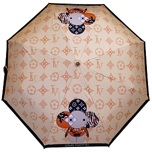 Зонт раскладной LOUIS VUITTON дизайн 010 Бежевый цвет