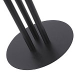 Настольная лампа с тремя прозрачными куполообразными плафонами и черным металлическим основанием Flos Wireline Lighting варинант исполнения - 2 | Loft Concept в Москве