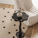 Дизайнерский журнальный стол в виде чёрного цветка Ludox варинант исполнения - 2 | Loft Concept в Москве