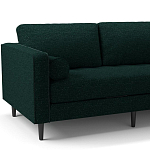 Мебельная ткань Шенилл темно-зеленый цвет 138 см T4-36 варинант исполнения - 10 | Loft Concept в Москве