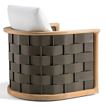 Дизайнерское уличное кресло из массива дерева с плетеной спинкой PALINFRASCA Armchair варинант исполнения - 8 | Loft Concept в Москве