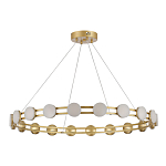 Люстра кольцевая с круглыми светодиодными источниками света Maxine Light варинант исполнения - 8 | Loft Concept в Москве