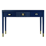 Дизайнерский Письменный стол Elsa Dreams Blue с тремя ящиками варинант исполнения - 5 | Loft Concept в Москве