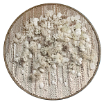 Круглый Вязанный Гобелен Абстракция Breath of Mist Wall Hanging варинант исполнения - 3 | Loft Concept в Москве