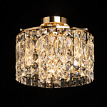 Потолочный светильник круглый с прозрачными подвесками Lunet варинант исполнения - 2 | Loft Concept в Москве