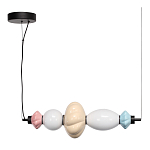 Подвесной светильник фигруный с керамическими элементами 18W LED Fragrant Light варинант исполнения - 3 | Loft Concept в Москве