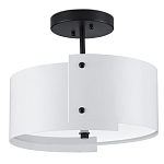 Потолочный светильник круглый светодиодный Semicircular White Panels белый варинант исполнения - 3 | Loft Concept в Москве