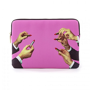 Чехол для ноутбука Seletti Laptop Bag Lipsticks Pink