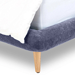 Кровать с мягким изголовьем Palmer Bed варинант исполнения - 13 | Loft Concept в Москве