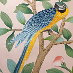 Обои ручная роспись Amazonia Florence Pink dyed silk варинант исполнения - 7 | Loft Concept в Москве