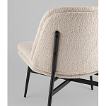 Кресло лаунж Tail молочный варинант исполнения - 3 | Loft Concept в Москве