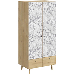 Шкаф с принтом Cotton варинант исполнения - 1 | Loft Concept в Москве