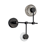 Бра с 2-мя плафонами разного диаметра и цвета Polyhedron варинант исполнения - 2 | Loft Concept в Москве