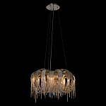 Люстра подвесная круглая с изогнутыми металлическими дугами и ниспадающими цепочками 65 см Atlantis Chain варинант исполнения - 11 | Loft Concept в Москве