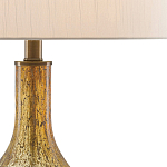 Настольная лампа с тканевым абажуром в форме цилиндра Thin Neck варинант исполнения - 1 | Loft Concept в Москве