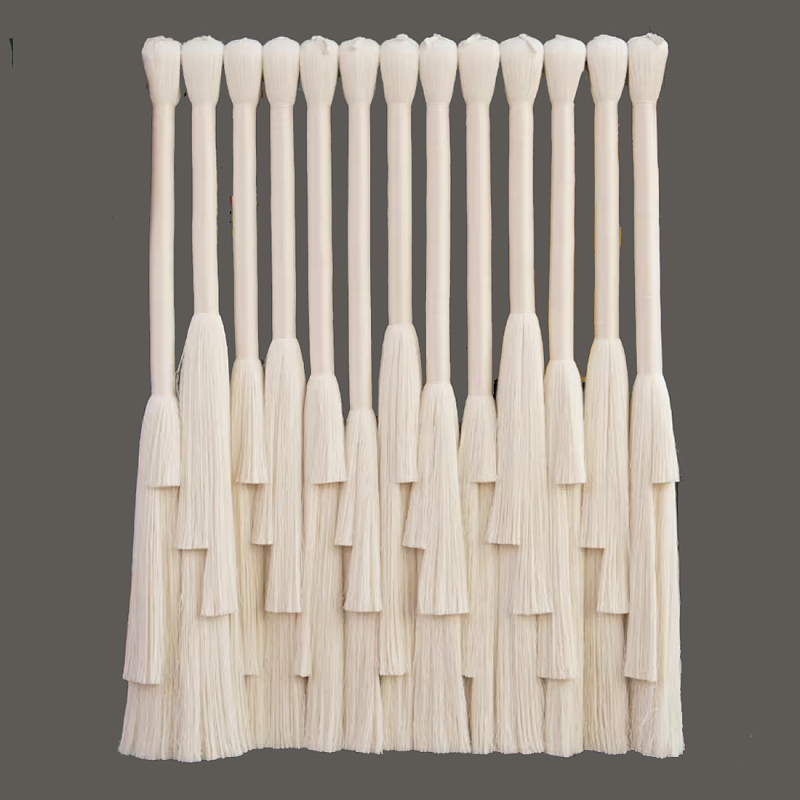 Декор на стену Белые Кисти Wall decor White Tassels Молочный в Москве | Loft Concept 