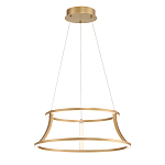 Люстра золотого цвета с 2-мя светодиодными кольцами Eurofase варинант исполнения - 2 | Loft Concept в Москве