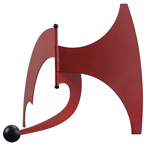 Декоративная статуэтка Abstract Figure Red Figurine