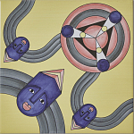 Плитка дизайнерская с узором Дива варинант исполнения - 4 | Loft Concept в Москве