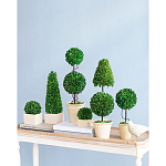 Декоративный искусственное растение Single boxwood варинант исполнения - 10 | Loft Concept в Москве