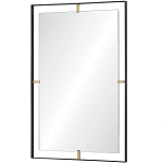 Зеркало прямоугольное в черной раме Gwendelyn варинант исполнения - 1 | Loft Concept в Москве