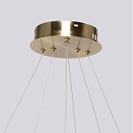 Люстра подвесная с двумя пересекающимися белыми светодиоидными кольцами Luke Lampco Tracer Lamp варинант исполнения - 9 | Loft Concept в Москве