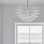 Люстра круглая со стеклянными шарами Airy Chandelier варинант исполнения - 4 | Loft Concept в Москве