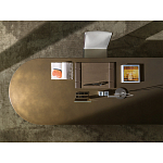 Дизайнерский рабочий стол из металла BLEVIO Table варинант исполнения - 4 | Loft Concept в Москве