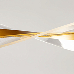 Люстра линейная с изогнутым плафоном Wave Line варинант исполнения - 8 | Loft Concept в Москве