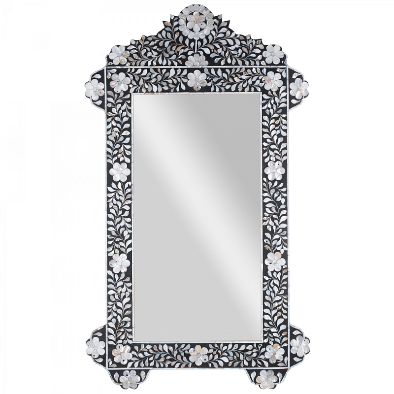    Mother of Pearl Inlay Mirror Frame  ivory (   )    | Loft Concept 