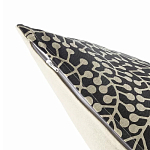 Подушка декоративная черного цвета Blossom Essence Grace варинант исполнения - 3 | Loft Concept в Москве