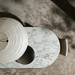 Дизайнерский рабочий стол из металла BLEVIO Table варинант исполнения - 7 | Loft Concept в Москве