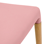 Пластиковый стул на ножках из массива бука Ferret Pink варинант исполнения - 7 | Loft Concept в Москве