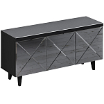 Длинная тумба с зеркальным декором Arden Cabinet варинант исполнения - 3 | Loft Concept в Москве