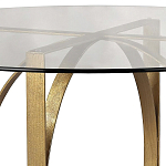 Стол обеденный круглый с основанием из 2-х пересекающихся колец Modern Geometric Silhouette варинант исполнения - 1 | Loft Concept в Москве