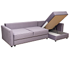 Диван трехместный раскладной Giorgio Sofa серый варинант исполнения - 3 | Loft Concept в Москве