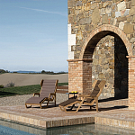 Дизайнерское кресло-шезлонг из массива дерева Gio Ponti D.150.5 Сhaise Longue варинант исполнения - 2 | Loft Concept в Москве