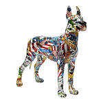 Статуэтка Graffiti Great Dane Поп-Арт варинант исполнения - 1 | Loft Concept в Москве